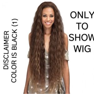 Long BLACK Fullcap Wig